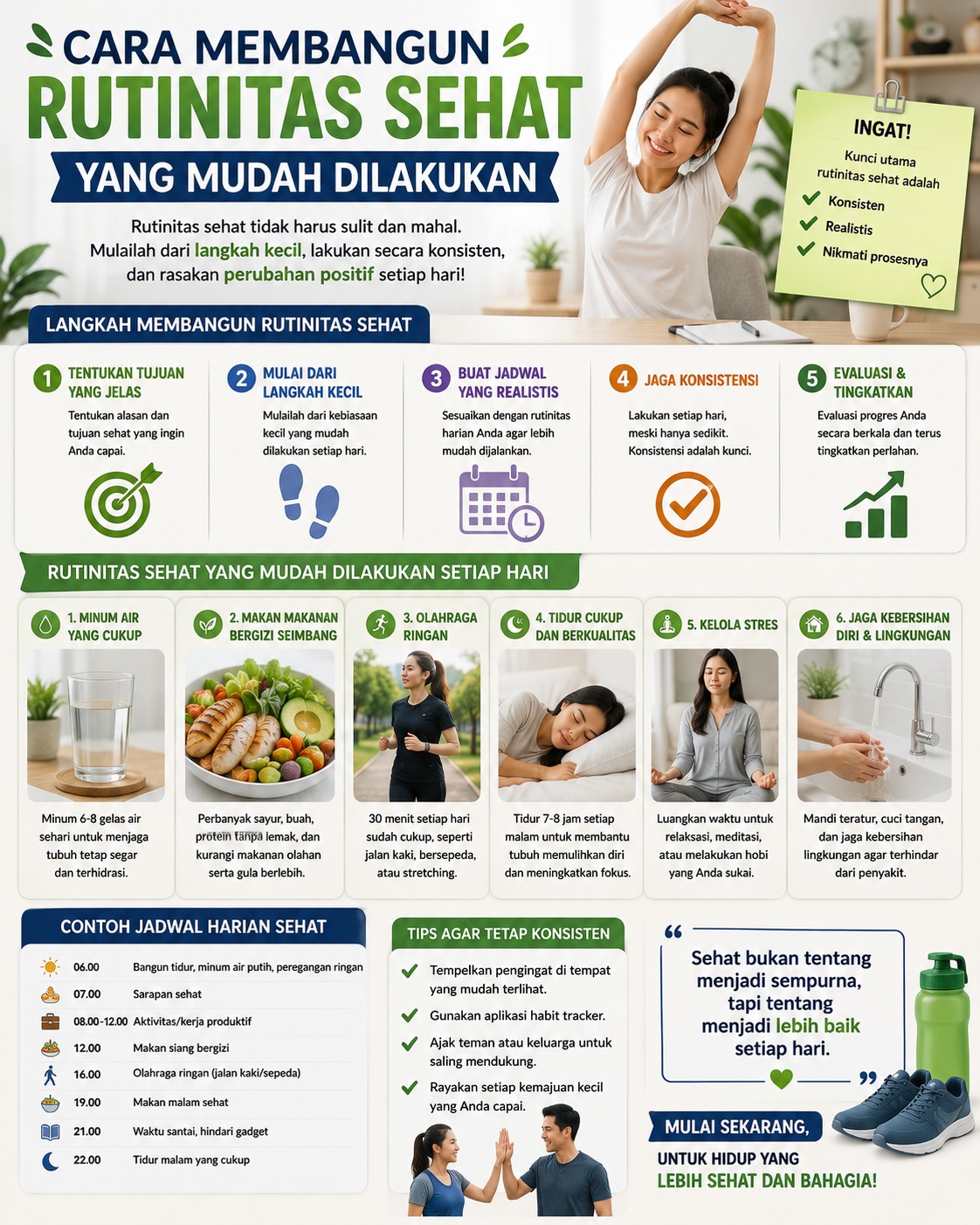 Cara Membangun Rutinitas Sehat