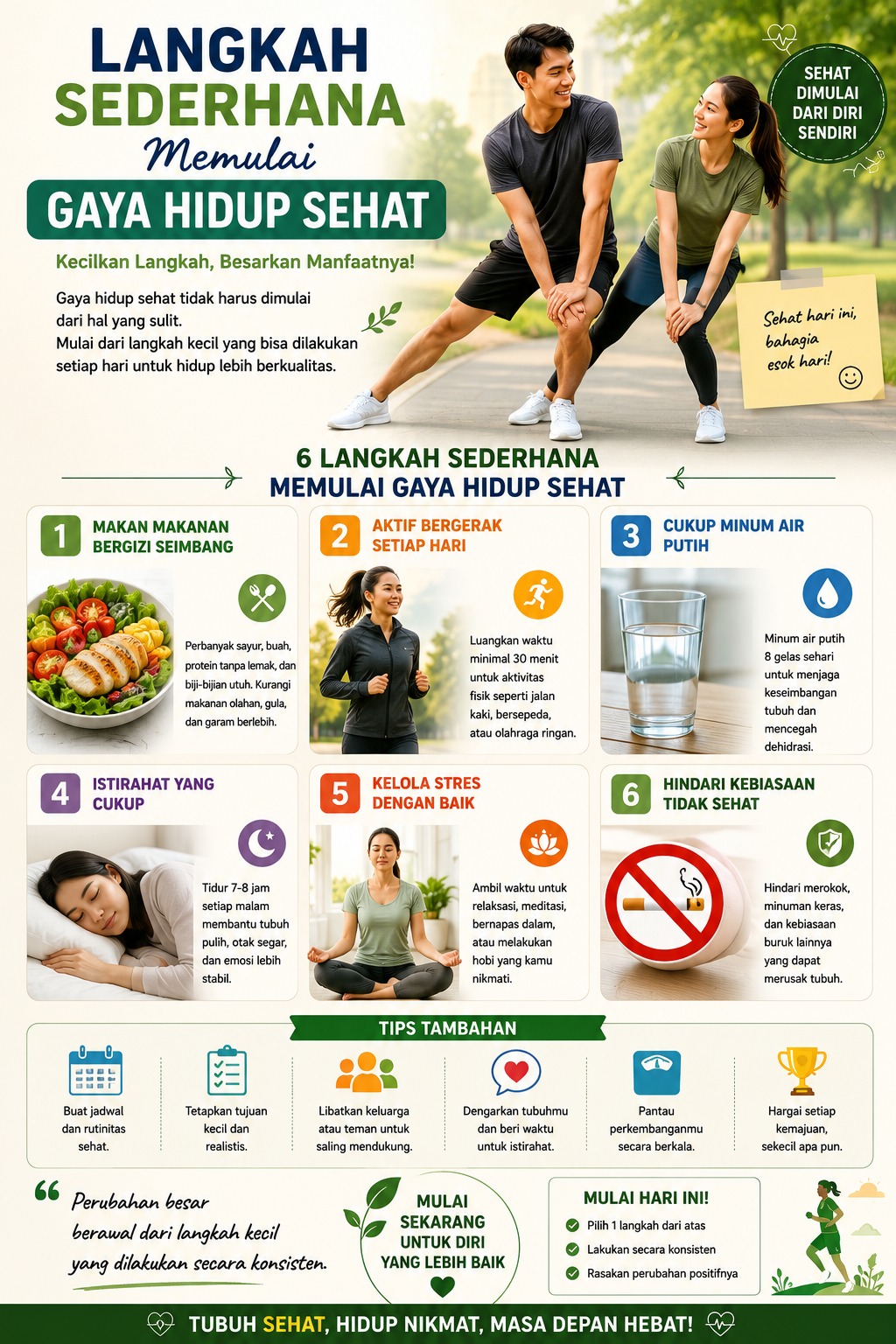 Langkah Sederhana Memulai Gaya Hidup Sehat
