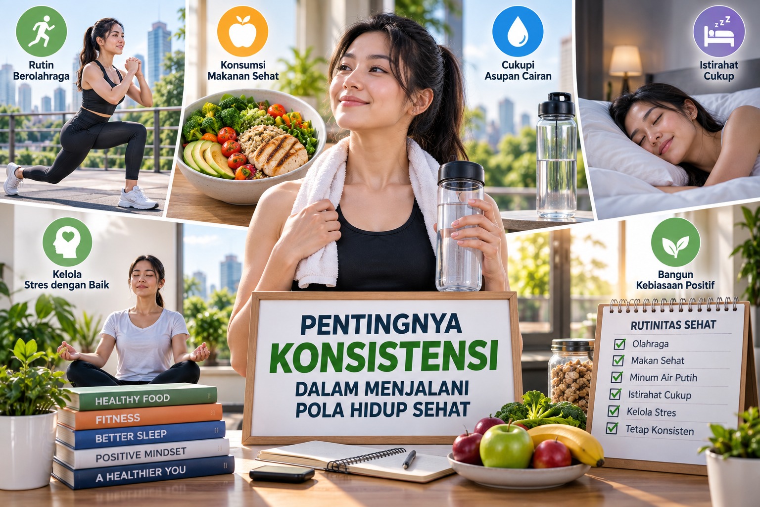 Menjalani Pola Hidup Sehat