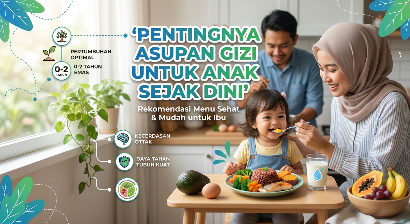 Pentingnya Asupan Gizi untuk Anak Sejak Dini